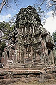 Ta Prohm temple - towers of the the south-west courtyard within the third and second enclosure